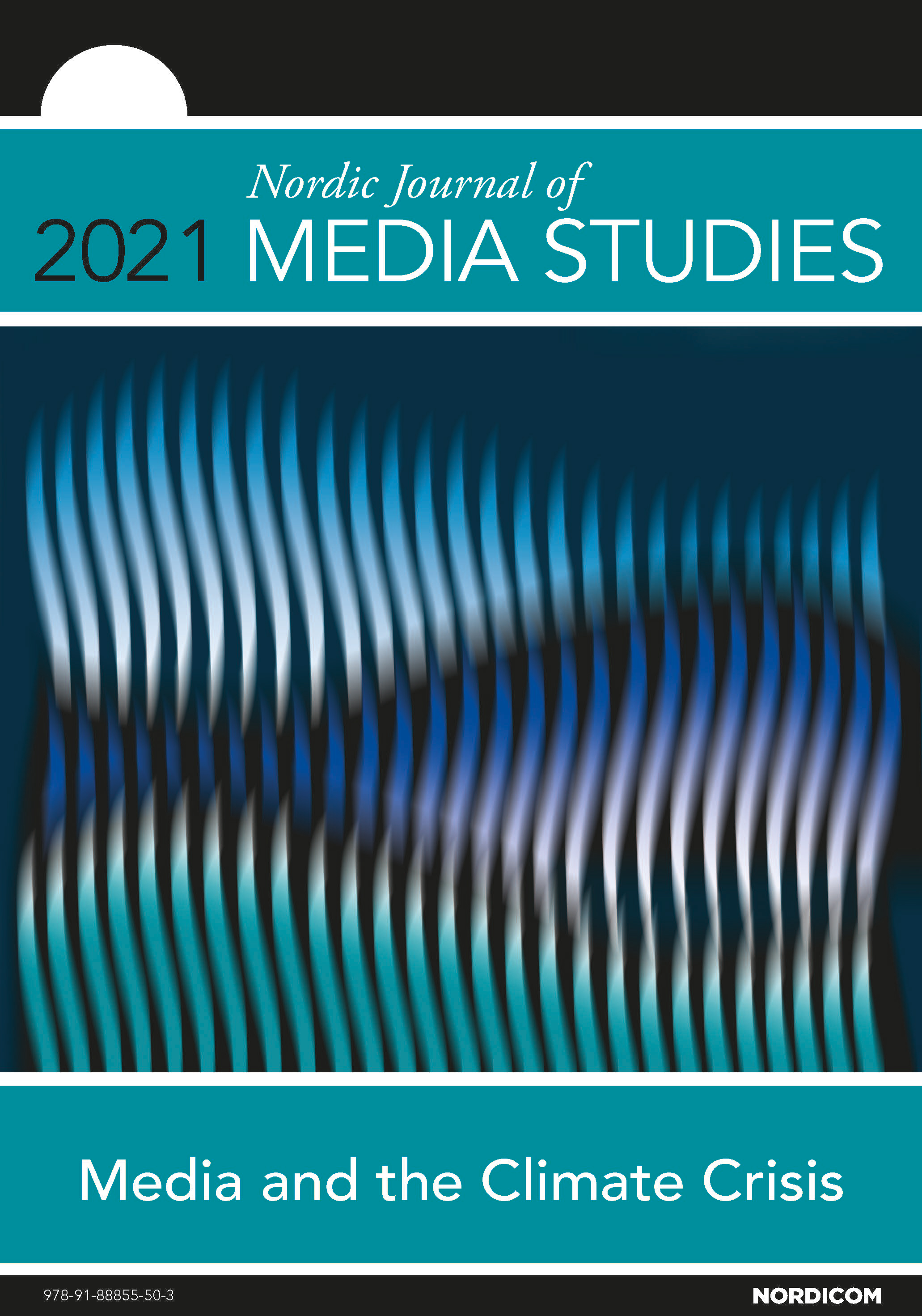 Cover of Nordic Journal of Media Studies 2021 vol. 3